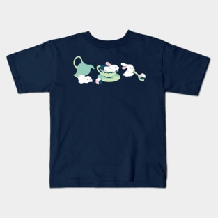 One Cup of Rabbits! Art II Kids T-Shirt